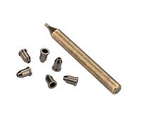 Itkcozcg Fibbia di montaggio per corde di chitarra in metallo con ghiere per corde per chitarra inseritore boccola strumento di montaggio ghiera