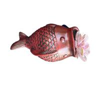 Itkcozcg Fioriera creativa a forma di pesce da parete, facile da pulire, modello in miniatura, per piante da tavolo per individui impegnati, decorazione da appendere in resina decorativa