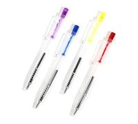 Itkcozcg Forniture per ufficio, 100 penne a sfera semplici set di penne a sfera colorate penne a sfera per scrittura divertente scuola ufficio cancelleria forniture, Immagine di riferimento a colori,