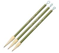 Itkcozcg Forniture per ufficio, 3 pezzi Set di pennelli cinesi giapponesi pennello penna pittura pennelli scrittura forniture per ufficio scuola, Immagine di riferimento a colori, Detailed Size