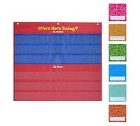 Itkcozcg Forniture per ufficio, Grafico delle presenze in classe Mani d'aiuto, Gestione della classe per la scuola materna in classe, Immagine di riferimento a colori, 74*70cm, Forniture per ufficio