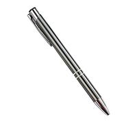 Itkcozcg Forniture per ufficio, penna a sfera retrattile in metallo di alta qualità, 1,0 mm, per ufficio, donne, uomini, insegnanti, Grigio canna di fucile, 13.9 x 0.9 cm, Forniture per ufficio