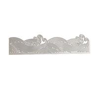 Itkcozcg Fustella in metallo a forma di mare, per goffratura, carta, biglietti, scrapbooking, artigianato