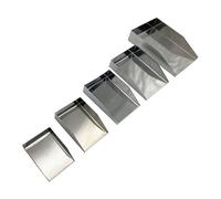 Itkcozcg Gioielli alla moda, 5 pezzi perline e diamanti scoop in acciaio inox gemme pala collezione per gioiellieri accurato ordinamento delle perline, Bianco#, 84mm