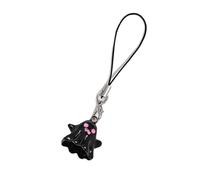 Itkcozcg Gioielli alla moda, ciondolo per telefono, portachiavi, cordino per Halloween, per donne e ragazze, Nero#, Taglia unica