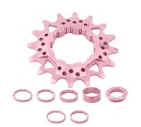 Itkcozcg Kit di conversione a velocità singola per mountain bike e bici da strada in lega di alluminio 16T 18T biciclette a singola velocità volano cassette ingranaggi