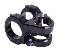 Itkcozcg Lega di alluminio Mountain Bikes Stem per biciclette, bici da strada, riser ciclismo manubrio corto biciclette manubrio manubrio stelo