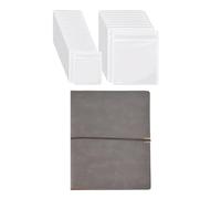 Itkcozcg Libro di immagazzinaggio di gioielli Display e Packaging Album Antipolvere Biglietti da visita e biglietti Organizzatore di raccolta di biglietti Organizzatore Orecchini Libro di