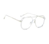Itkcozcg Occhiali da sole polarizzati sportivi, protezione solare, occhiali protettivi universali per guida, spiaggia, guida alla moda, Trasparente Bianco Fi