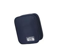 Itkcozcg Organizzatori tecnologici moderni con struttura rinforzata spaziosi scomparti perfetti per gadget, spostamenti quotidiani e avventure, borsa per riporre attrezzi, blu navy, One Size