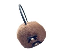 Itkcozcg Paraorecchie invernali in pile con design di riduzione del rumore, regolabili, confortevoli, per sci, sport, abbigliamento casual, antivento, Caff, Taglia unica