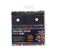 Itkcozcg Penna colorata del gel multicolore della penna del diario della penna 0.4MM dell'ago della punta dell'ago della penna di disegno di colore assortito per la codifica