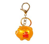 Itkcozcg Portachiavi con simbolo fortunato del 2026, simbolo di prosperità, catena in gomma, ornamento per decorazione, regalo, accessorio per la prosperità di Capodanno, B, Taglia unica