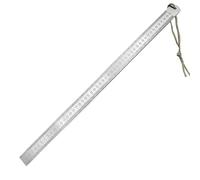 Itkcozcg Righello robusto in acciaio inox per misurazione di precisione con design spesso 4 mm/5 mm, ideale per studenti e