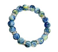 Itkcozcg Rustics Charm Art Inspired Star Night progetta materiali resina confortevole lunga usura Bead