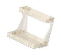 Itkcozcg Scaffale cosmetico multiplo degli organizzatori di strato per stoccaggio di trucco con la progettazione robusta di strati regolabili per Vanity Co del bagno