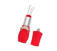 Itkcozcg Scatola di immagazzinaggio del perno del cuscinetto del perno di quilting della forma del rossetto del supporto del cucito per il cucito degli accessori dell'ago