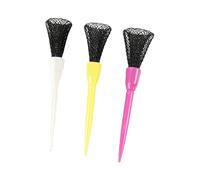 Itkcozcg Set di 3 tee da golf a rete morbida per assorbimento degli urti Base stabile Tee da golf regolabile in altezza per varie condizioni di campo Tee da golf per campi da golf per campi guida