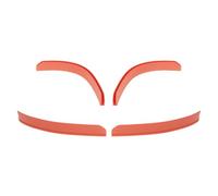 Itkcozcg Set di 4 protezioni ad alta resistenza agli urti per prati e bordi in PETG, design facile da agganciare, copertura completa, strisce resistenti alle collisioni in PETG