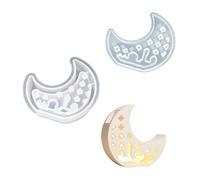 Itkcozcg Set di stampi per portachiavi in silicone robusto per casa alla moda, forniture artigianali in resina epossidica con lettera per personalizzare gioielli
