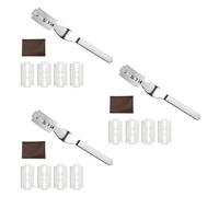 Itkcozcg Set professionale per la marcatura del pane, include 3 strumenti e 15 parti per risultati perfetti per la pasticceria, ricambio per temperamatite debole