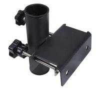 Itkcozcg Staffa di montaggio per ombrellone da esterno Morsetto di supporto per ringhiere con rivestimento antiruggine parasole stabilità piattaforma montabile ombra