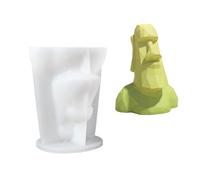 Itkcozcg Stampi per candele in silicone statua d'arte per candele sapone gesso decorazione resina epossidica stampi in silicone fondente stampi in silicone