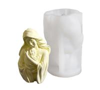 Itkcozcg Stampo in silicone per realizzare candele, Madre di Dio, stampi in resina epossidica, ideale per ornamenti artigianali e decorazioni per la casa