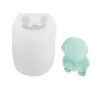 Itkcozcg Stampo per ghiaccio a forma di astronauta in silicone per bevande creative e feste ghiaccioli che fanno strumento