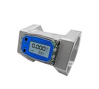 Itkcozcg Strumento Misuratore di Portata Liquido con Display LCD per Diesel-Fuel Acqua 1"/2"/2.5"/3" Elettronico Turbina-Flussometro