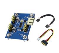 Itkcozcg USB 2.0 9Pin maschio a doppio cavo splitter connettori interni ottimizzati per PC case configurazioni di dispositivi multipli USB Header Splitter