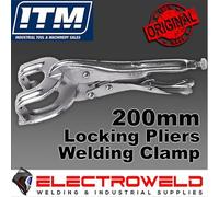 ITM 200mm 8" Morsetto per Saldatura Grip Bloccaggio Bloccaggio e Pinze a Gana...