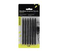 ITODA Set di 6 matite a carboncino senza legno, set di matite da disegno HB 2B 4B 6B 8B EE Sketching matite in grafite forniture artistiche per artisti principianti ombreggiatura raffiguranti