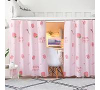 ITODA Tenda per letto a castello per studenti, elegante, spessa, tenda da letto, tenda per la privacy, antipolvere, oscurante, zanzariera, tenda per dormitorio, per letto singolo (1 pcs)