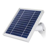 iTODOS Pannello solare compatibile con Arlo Pro e Arlo Pro 2, cavo di ricarica per esterni da 3 m e supporto regolabile, non per Arlo HD, Arlo Ultra e Arlo Pro3/Pro4, argento