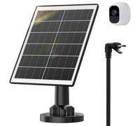 iTODOS Pannello solare per Arlo Pro, cavo di ricarica da esterno da 3 m e supporto regolabile, non per Arlo Ultra o Pro3 (nero)