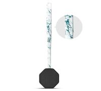iTokGoK® Spazzola per la schiena in silicone verde smeraldo platino con manico lungo per doccia, infuso in argento, per uomini e donne