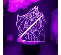 ITOMUN Acrilico 3D HA CONDOTTO LA Luce Anime Chainsaw Man Power per Camera Da Letto Decor Nightlight Manga Amanti Regali di Compleanno di Natale Lampada al Neon Ac
