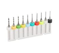 Itonash 10pcs Mini Twist Drill, Circuito in Acciaio di Tungsteno Ripostazione della Spirale Incisione con Tagliente Super Incisivo, Lavorazione dei Fori Profondi 0,6 Mm a 1,5 Mm