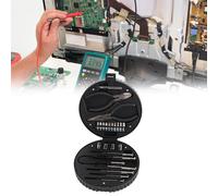 Itonash 25 Pc Kit di Strumenti per Pinze per Cacciavite Piccoli, Set di Strumenti di Riparazione di Orologi con Scatola di Stoccaggio a Forma di Pneumatici, per Riparazione Meccanica