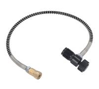 Itonash Adattatore di Riempimento Rapido, G5/8 Filetto Pneumatico Parte Pneumatica Ad Alta Pressione con Tubo del Serbatoio Dell'aria per L'inflazione del Serbatoio HPA CO2 e il