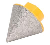 Itonash Bitta di Smussatura di Smussatura Diamantata, Tecnologia di Brasatura a Vuoto Angolo di 60 Gradi per Finitura a Foro Liscio, con Diamante a Grana 80 per la Formazione di Ceramica (38 mm)