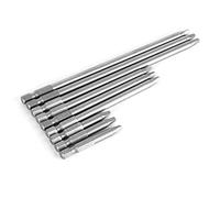 Itonash Bitto di Trapano a Foro Quadrato 9pcs, 50 100 150 Mm S2 in Acciaio Magnetico Manico Esagonale per Viti, con Geometria della Punta di Precisione per Trapani Elettrici a Cordone