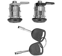 Itonash Cilindri di Bloccaggio della Porta Anteriore Chiavi del Cilindro di Chiusura Sinistra + Destra Adatte per Courier//KA