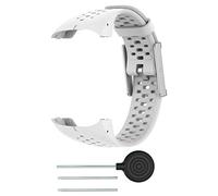 Itonash Cinturino di Ricambio per Smartwatch, Cinturino di Ricambio in Silicone Compatibile con Cinturini Sportivi, con Strumenti, Braccialetto Compatibile per Polar M400 / M430 (bianco)