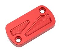 Itonash Coperchio del Serbatoio del Liquido dei Freni Anteriore e Posteriore in Lega di Alluminio CNC CR125, CR250, CR80R Adatto per CB150R (Rosso)