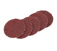 Itonash Disco 200 Pezzi di Carta Vetrata Rossa, 1 Pollice 25 Mm Che Affolla gli Strumenti di Levigatura di Protezione Calore di umidità con Agente di Lucidatura, per Lucidatura in (80#)
