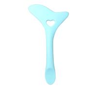 Itonash Disegna Rapidamente lo Strumento Eyeliner Silicone Riutilizzabile, Adatto Ai Principianti, per gli Esperti di Trucco, Facile Pulire, con una Maniglia di Scoop per lo Scoop (blu)