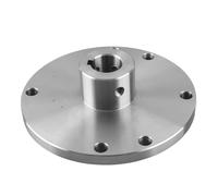 Itonash Fallo del Tornio, Acciaio Ad Alto Manganese 3 Fori 130 Mm Accessorio Mandrino Pesante con Superficie a Taglio Piatto, per K11 130 K12 130 K72 130 Tornio (22 mm)