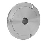 Itonash Fallo del Tornio, Acciaio Ad Alto Manganese 3 Fori 130 Mm Accessorio Mandrino Pesante con Superficie a Taglio Piatto, per K11 130 K12 130 K72 130 Tornio (20 mm)